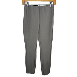 Rag & Bone Skinny Ankle Pants Black White Cropped Size 0 Herringbone Office